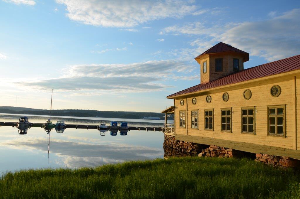 Foto av badhuset i Gustavsberg, Uddevalla